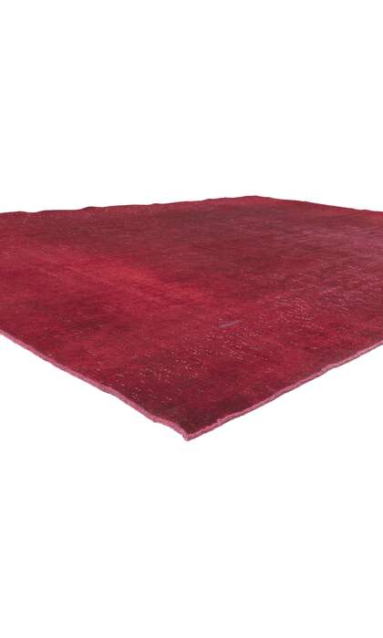 8 x 12 Vintage Red Overdyed Rug 60763
