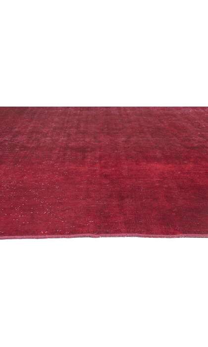 8 x 12 Vintage Red Overdyed Rug 60763