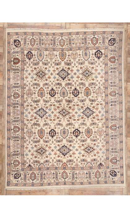 8 x 11 Vintage Indian Tabriz Rug 77340