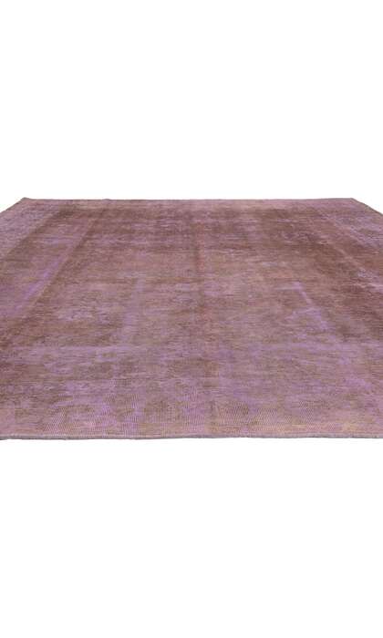 10 x 12 Vintage Turkish Overdyed Rug 60617