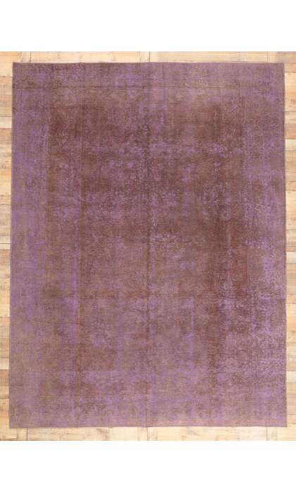 10 x 12 Vintage Turkish Overdyed Rug 60617