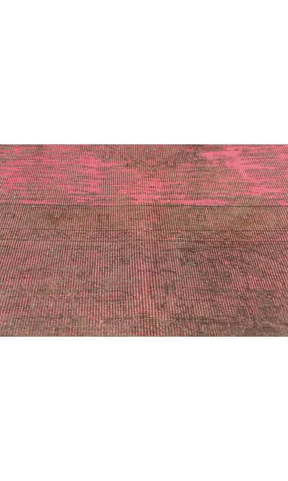 10 x 12 Vintage Hot Pink Overdyed Rug 60723