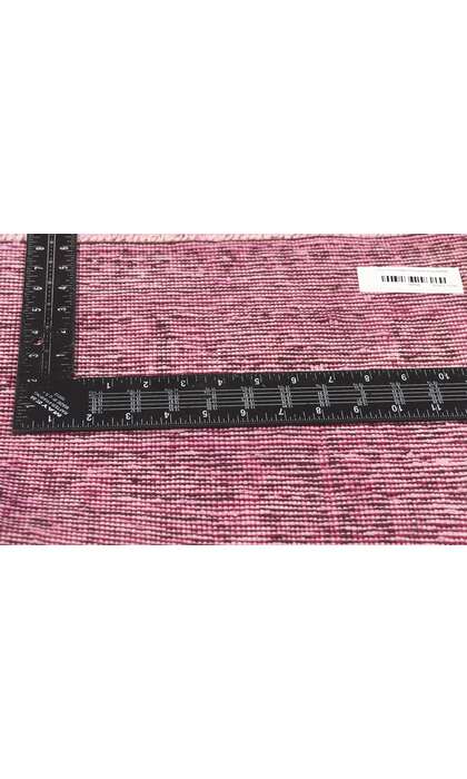 10 x 13 Vintage Turkish Burgundy Overdyed Rug 60696