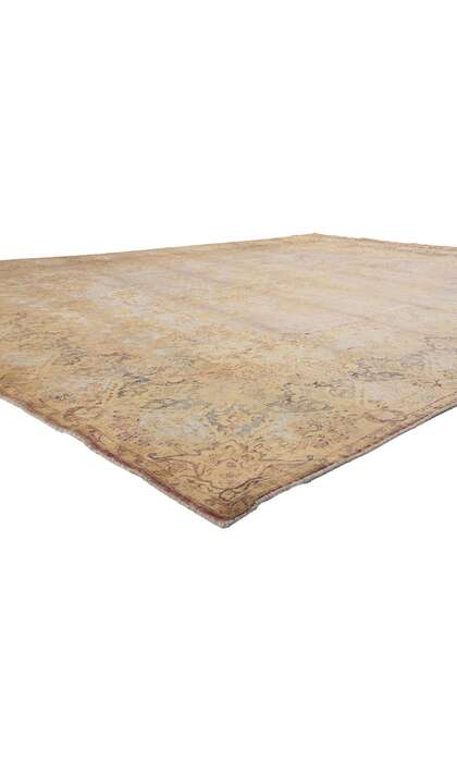 10 x 13 Vintage Turkish Overdyed Rug 60766