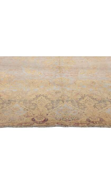 10 x 13 Vintage Turkish Overdyed Rug 60766