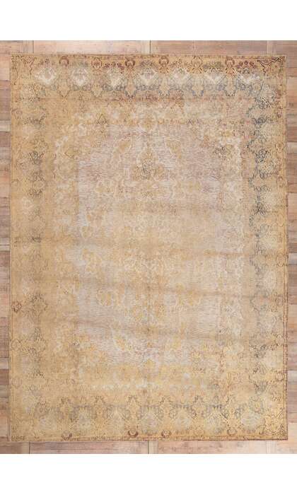 10 x 13 Vintage Turkish Overdyed Rug 60766