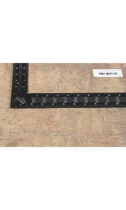 10 x 13 Vintage Turkish Overdyed Rug French Rustic 60724