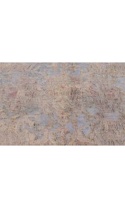 10 x 13 Vintage Turkish Pastel Overdyed Rug 60768
