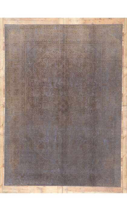 8 x 11 Vintage Turkish Overdyed Rug 60614