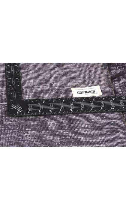 9 x 12 Vintage Turkish Aubergine Overdyed Rug 60692