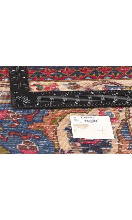 10 x 12 Vintage Persian Mashhad Rug 75520