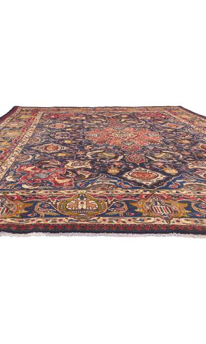 10 x 12 Vintage Persian Mashhad Rug 75520