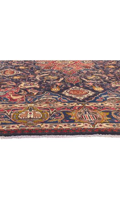 10 x 12 Vintage Persian Mashhad Rug 75520