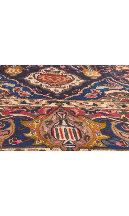 10 x 12 Vintage Persian Mashhad Rug 75520
