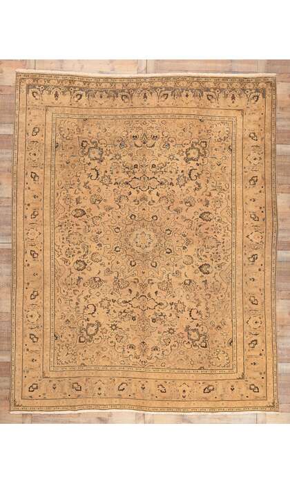 10 x 12 Vintage Persian Khorassan Rug 76445