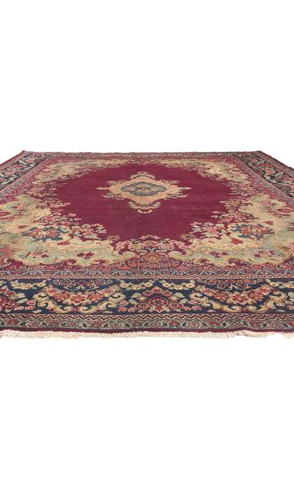 10 x 14 Vintage Persian Mahal Rug 73804