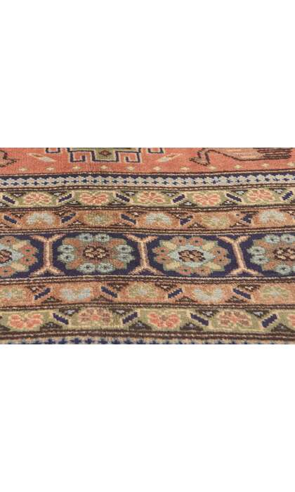 7 x 10 Vintage Persian Ardabil Rug 74930