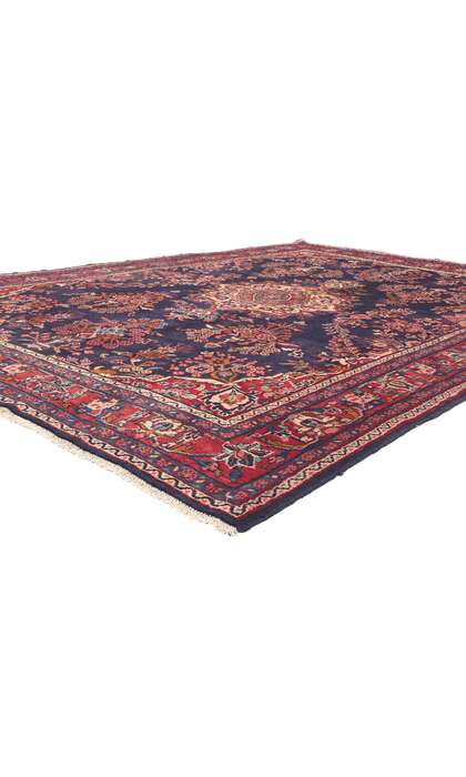 7 x 10 Vintage Persian Mehraban Rug 76024