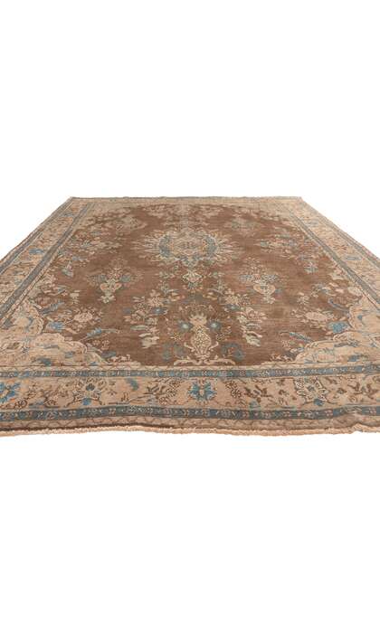 7 x 11 Vintage Persian Hamadan Rug 76088