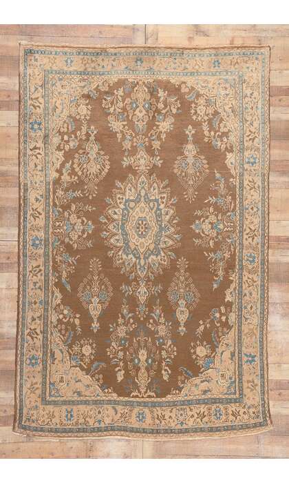 7 x 11 Vintage Persian Hamadan Rug 76088