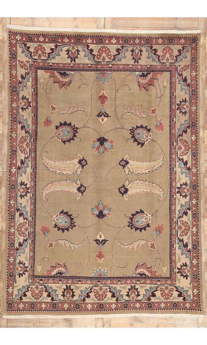 8 x 12 Vintage Persian Mahal Rug 75086
