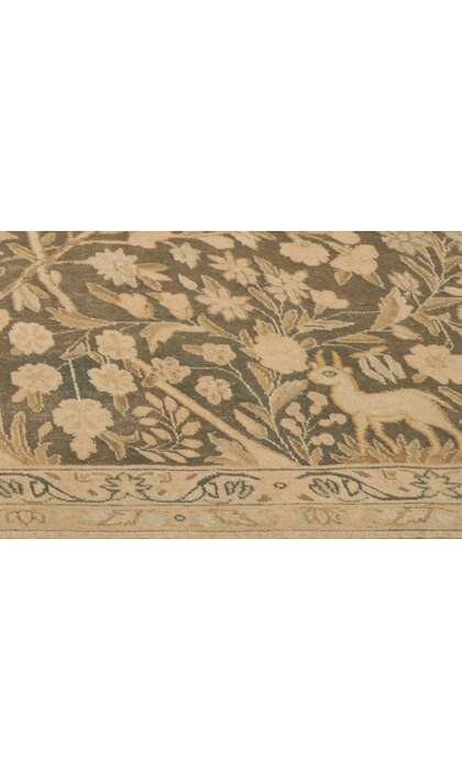 9 x 13 Vintage Persian Tabriz Rug 53731