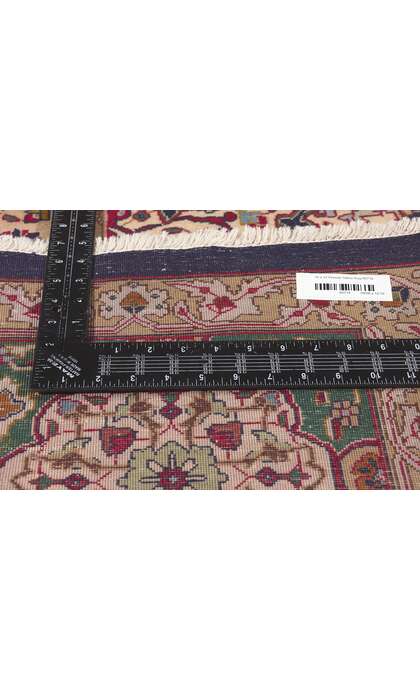 10 x 13 Vintage Persian Tabriz Rug 60714