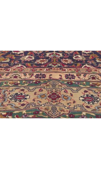 10 x 13 Vintage Persian Tabriz Rug 60714