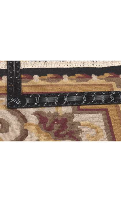 6 x 9 Vintage Tibetan Rug Nepalese Savonnerie 78648