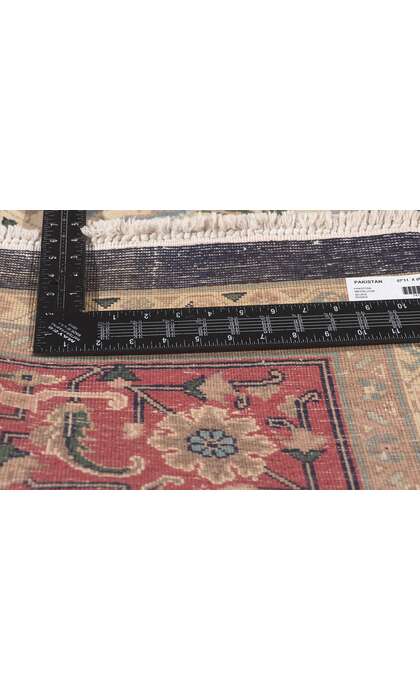 8 x 10 Vintage Pakistani Tabriz Rug 74737