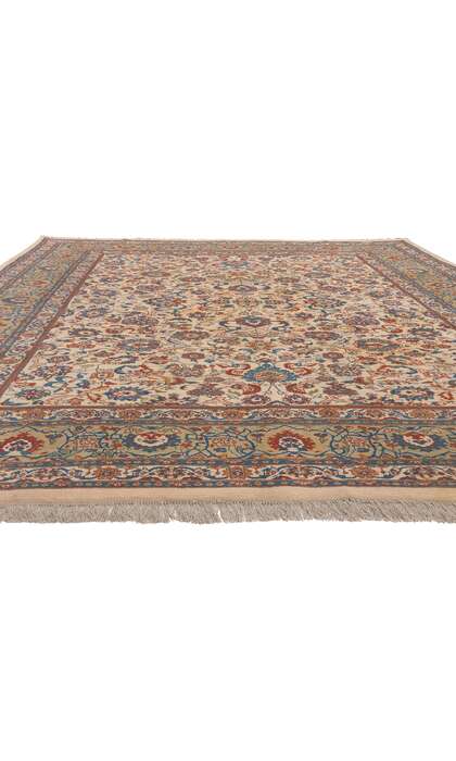 9 x 12 Vintage Indian Tabriz Rug 70265