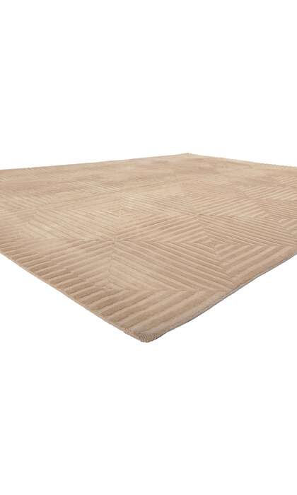 9 x 11 Vintage Tibetan High-Low Rug 77307