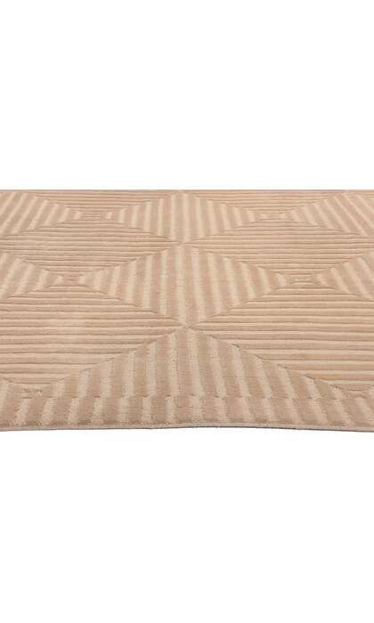 9 x 11 Vintage Tibetan High-Low Rug 77307