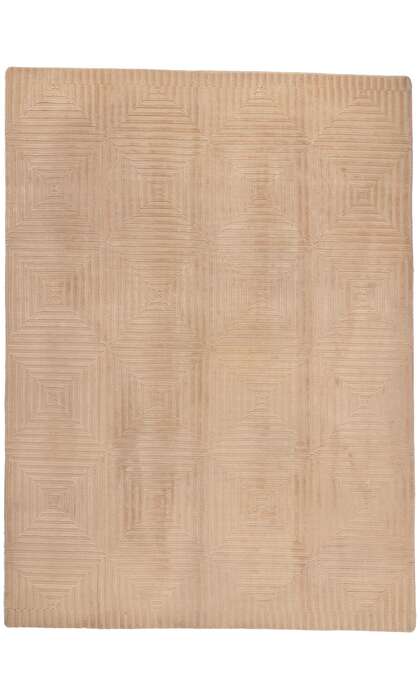 9 x 11 Vintage Tibetan High-Low Rug 77307