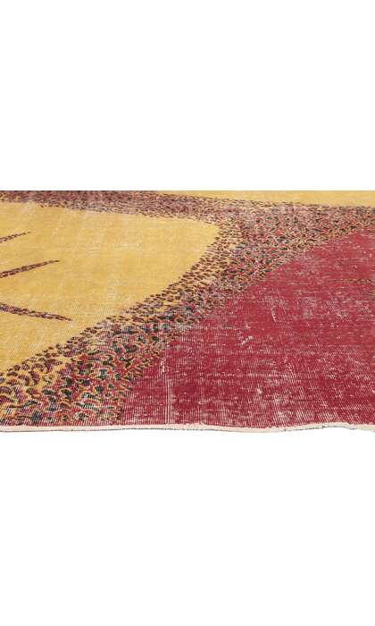 7 x 10 Zeki Muren Vintage Turkish Sivas Rug 52015