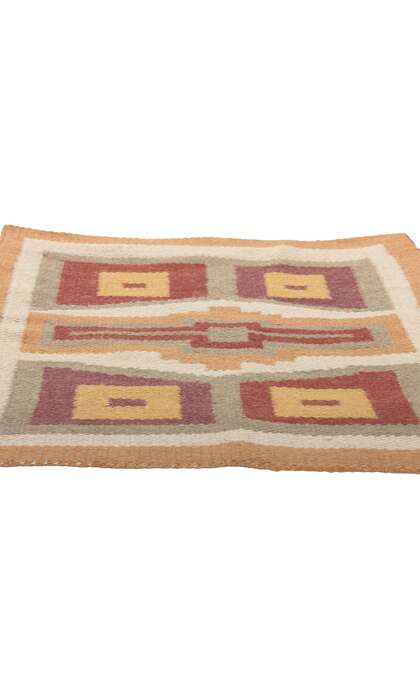 2 x 2 Antique Teec Nos Pos Navajo Rug 78662