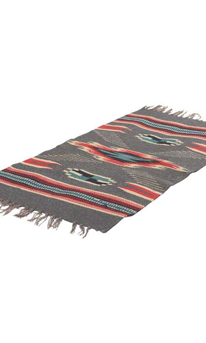 1 x 2 Antique New Mexico Chimayo Rug 78663