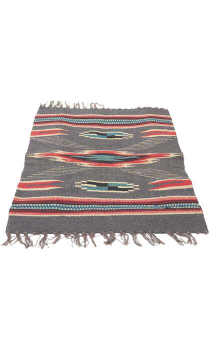 1 x 2 Antique New Mexico Chimayo Rug 78663