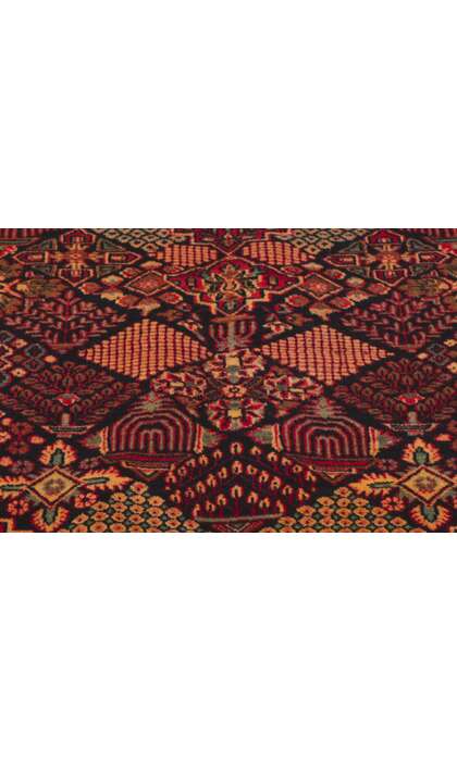 4 x 7 Antique Persian Kashan Rug 53758