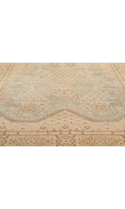 7 x 10 Antique Blue Persian Kerman Rug 53739