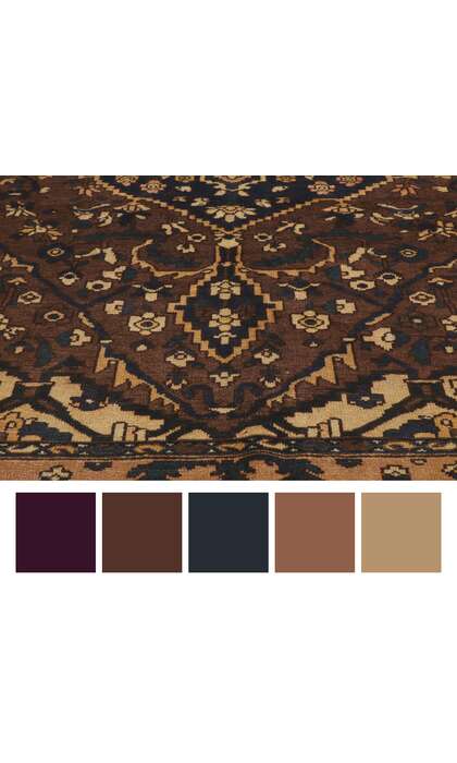 9 x 12 Antique Persian Bakhtiari Rug 53749