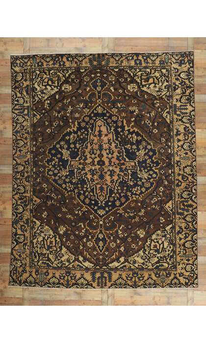 9 x 12 Antique Persian Bakhtiari Rug 53749