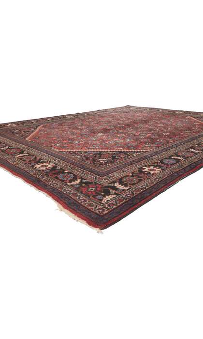 9 x 12 Antique Persian Mahal Rug 76926