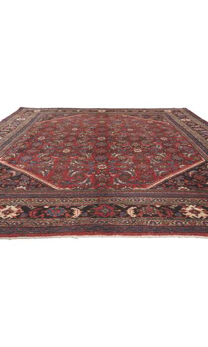 9 x 12 Antique Persian Mahal Rug 76926