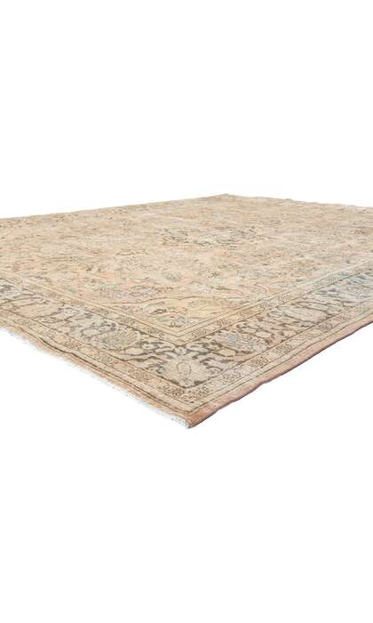 9 x 12 Antique-Worn Persian Mahal Rug 61268