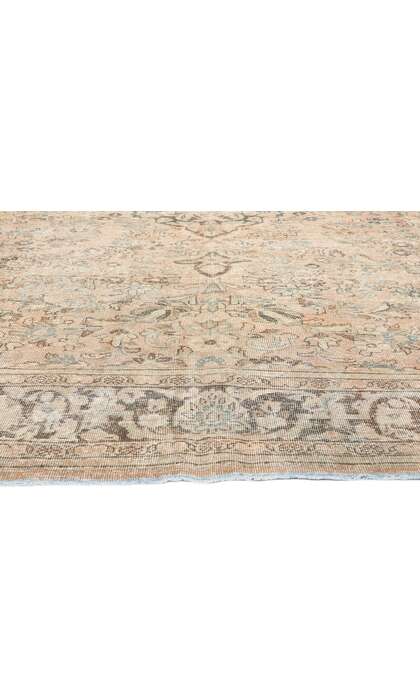 9 x 12 Antique-Worn Persian Mahal Rug 61268