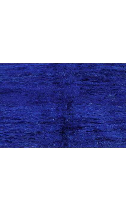 6 x 10 Vintage Blue Beni Mrirt Moroccan Rug 21305