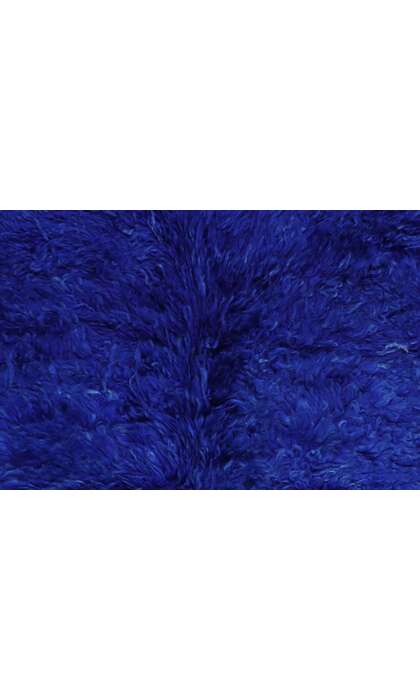 6 x 10 Vintage Blue Beni Mrirt Moroccan Rug 21305