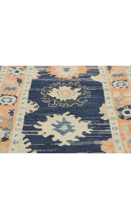 2 x 9 Colorful Oushak Rug Modern Runner 80830