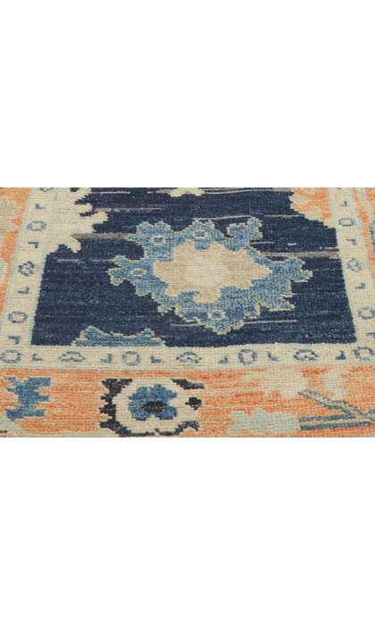 2 x 9 Colorful Oushak Rug Modern Runner 80830